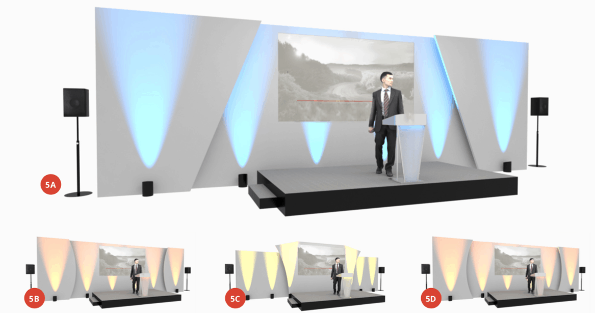 CAD 3D Visualisation for Conference or Awards Evening