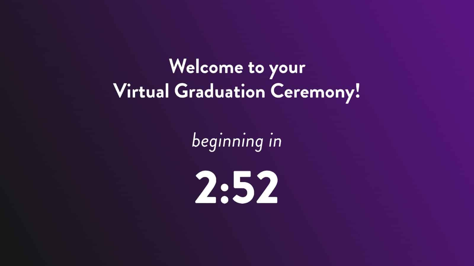 Virtual Graduation Countdown